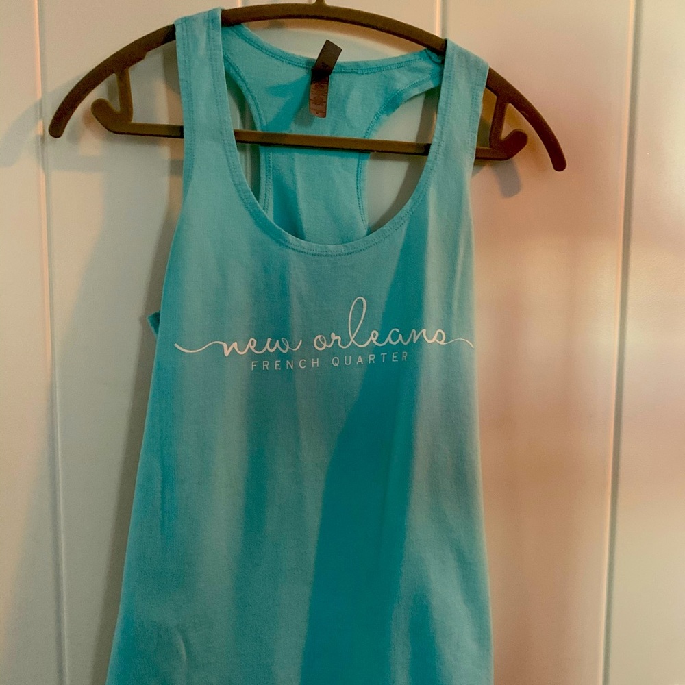 Razor back tank top